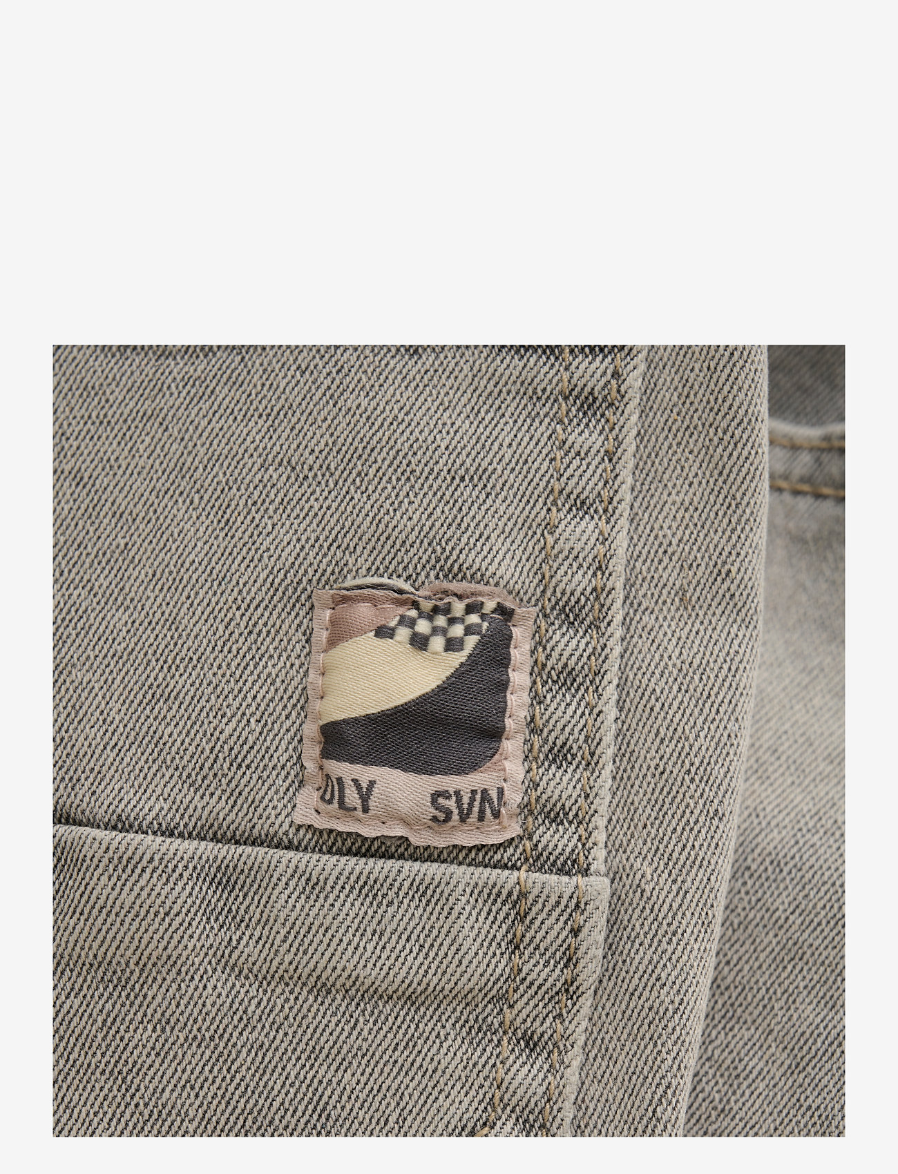 Daily 7 - Denim Shorts - farkkushortsit - light grey denim - 2