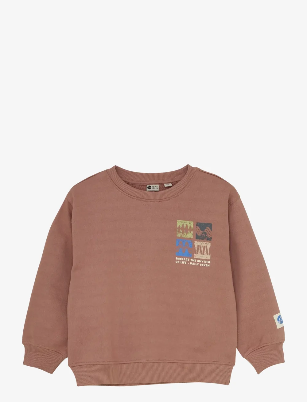 Daily 7 - Oversized Sweater Artwork - sweatshirts - burlwood - 1