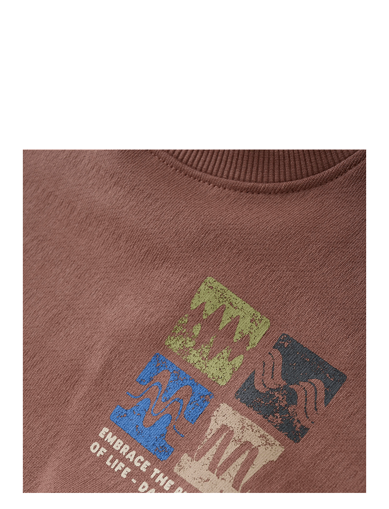 Daily 7 - Oversized Sweater Artwork - sweatshirts - burlwood - 3