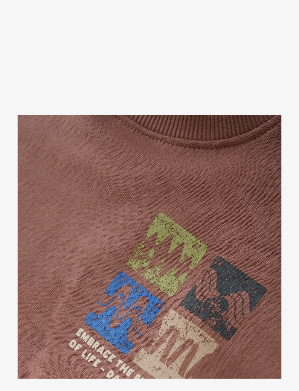 Daily 7 - Oversized Sweater Artwork - sweatshirts - burlwood - 3