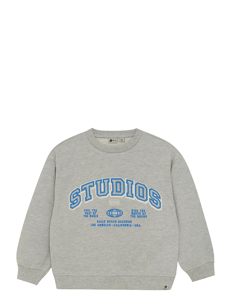 Daily 7 - Oversized Sweater Artwork - sweatshirts - medium grey melange - 1