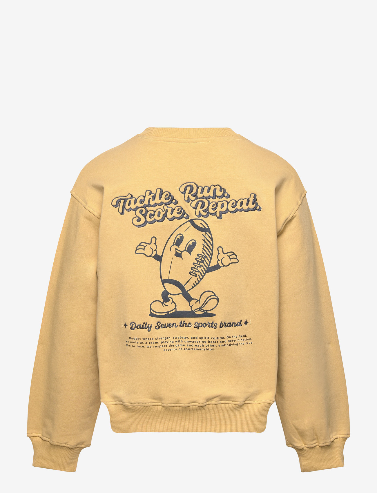 Daily 7 - Oversized Sweater Retro Print - sweatshirts - silver fern - 1