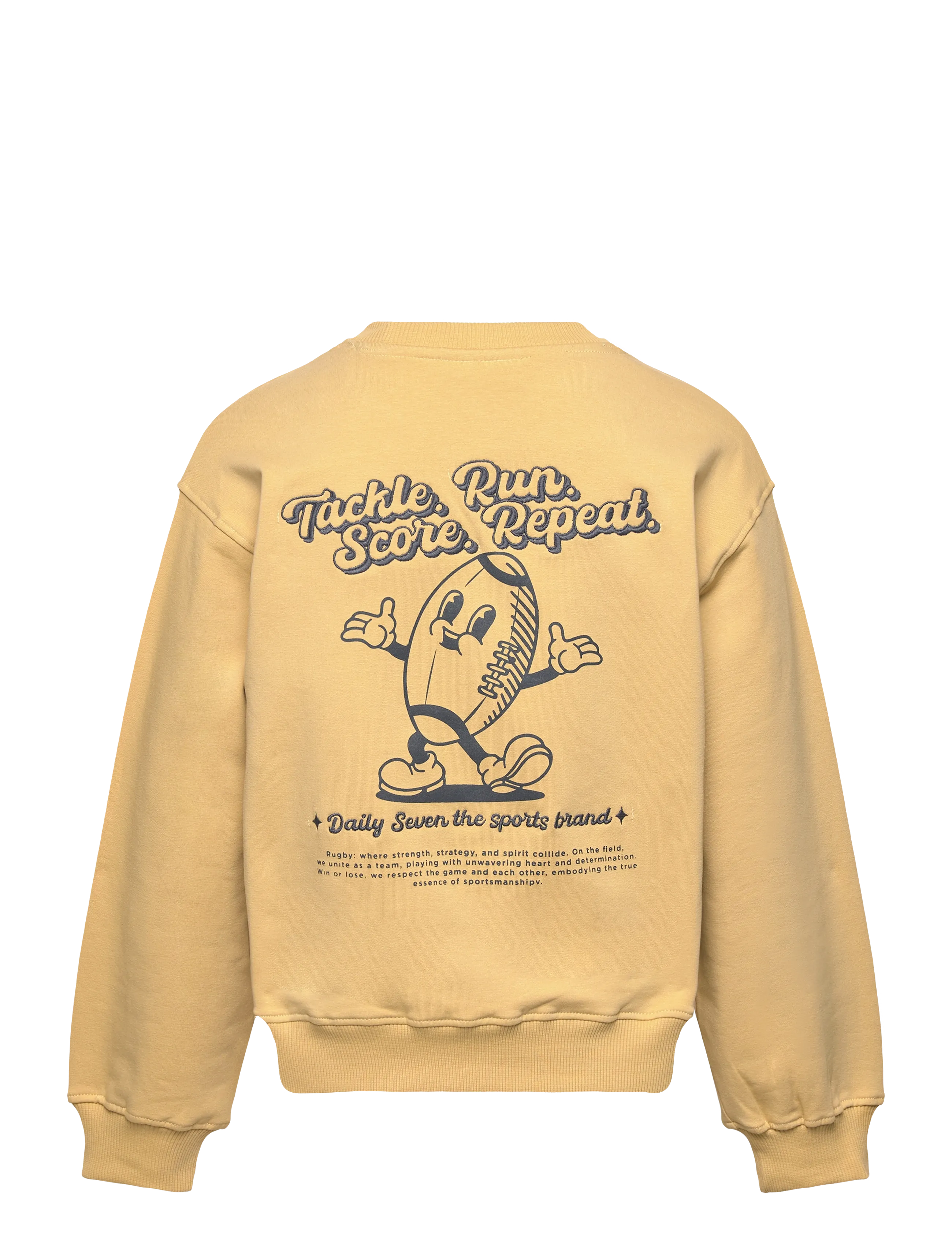 Daily 7 - Oversized Sweater Retro Print - sweatshirts - silver fern - 1