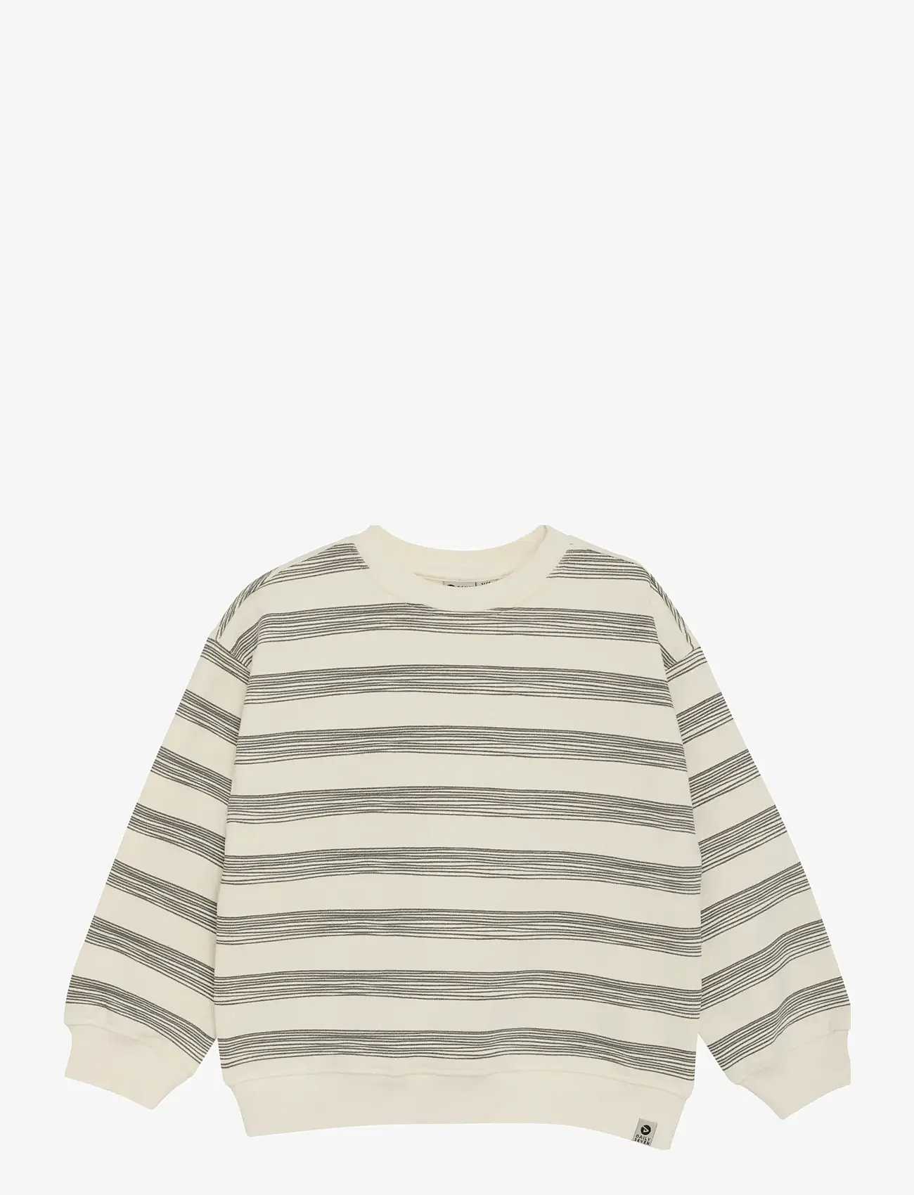 Daily 7 - Oversized Sweater Stripe - sweatshirts - off white - 0