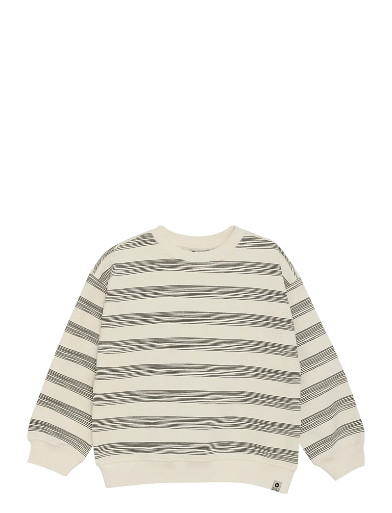 Daily 7 - Oversized Sweater Stripe - sweatshirts - off white - 0