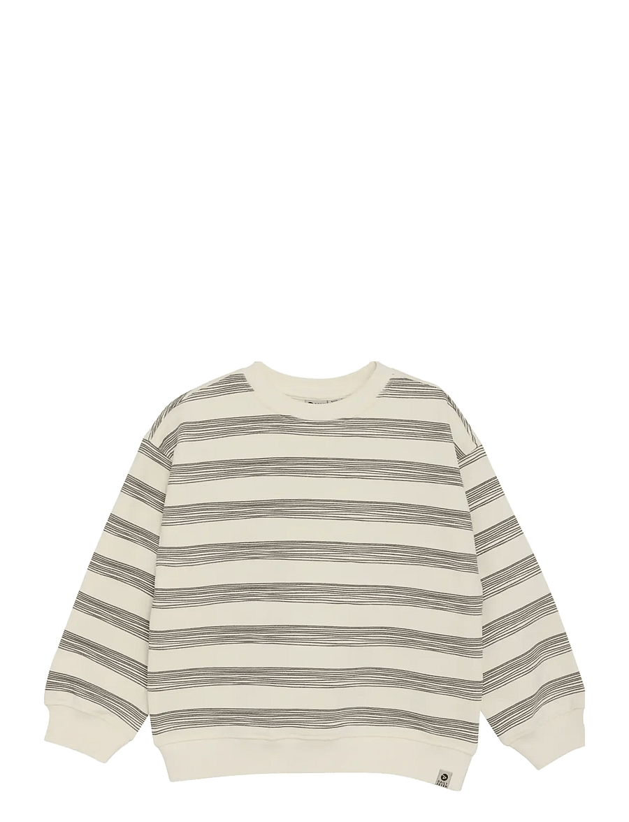 Daily 7 - Oversized Sweater Stripe - sweatshirts - off white - 0