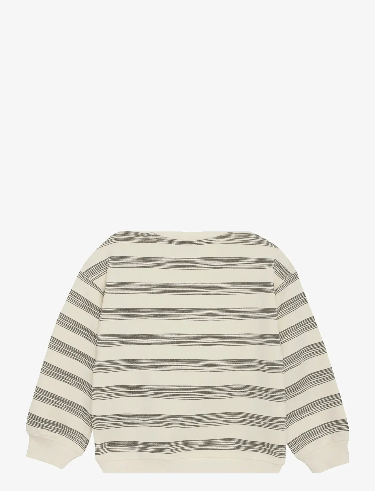 Daily 7 - Oversized Sweater Stripe - sweatshirts - off white - 1