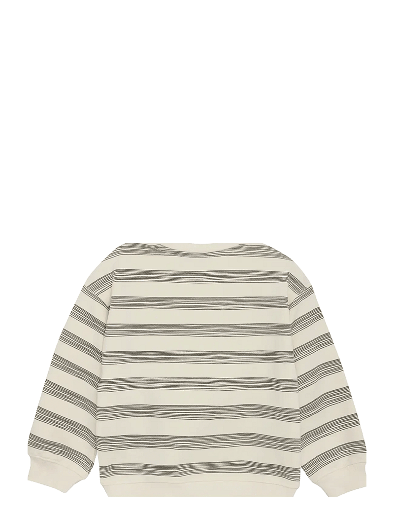 Daily 7 - Oversized Sweater Stripe - sweatshirts - off white - 1