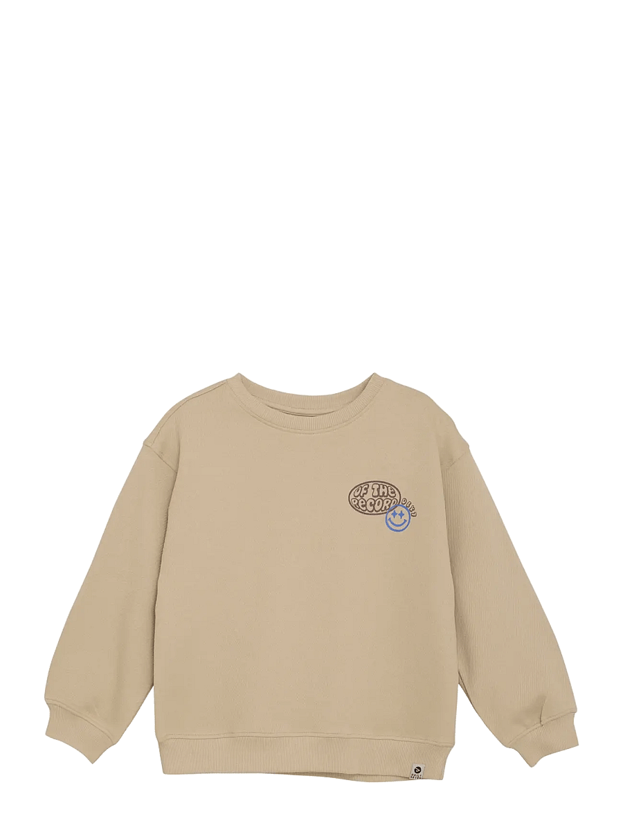 Daily 7 - Oversized Sweater Music - collegepaidat - latte sand - 0