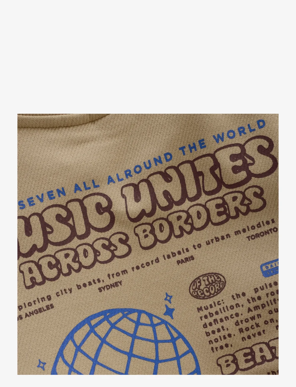 Daily 7 - Oversized Sweater Music - sweatshirts - latte sand - 2