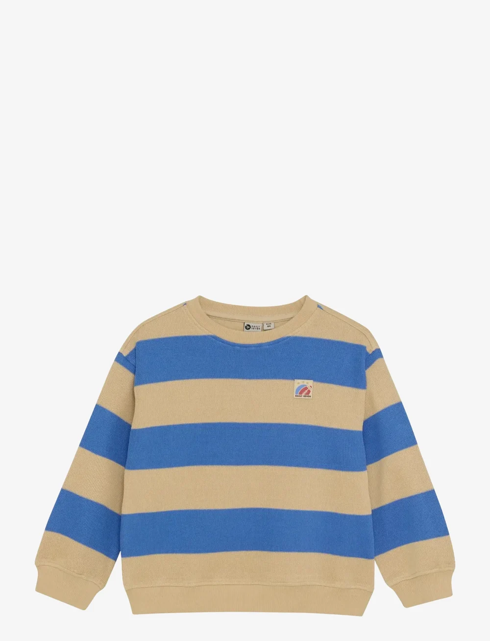 Daily 7 - Oversized Sweater Big Stripe - sweatshirts - dusty kobalt - 1