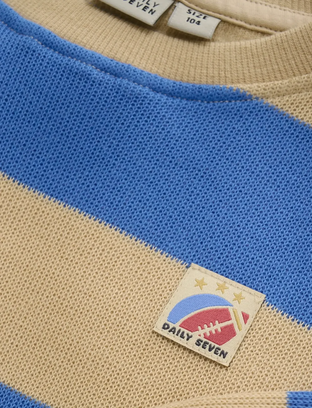 Daily 7 - Oversized Sweater Big Stripe - sweatshirts - dusty kobalt - 5