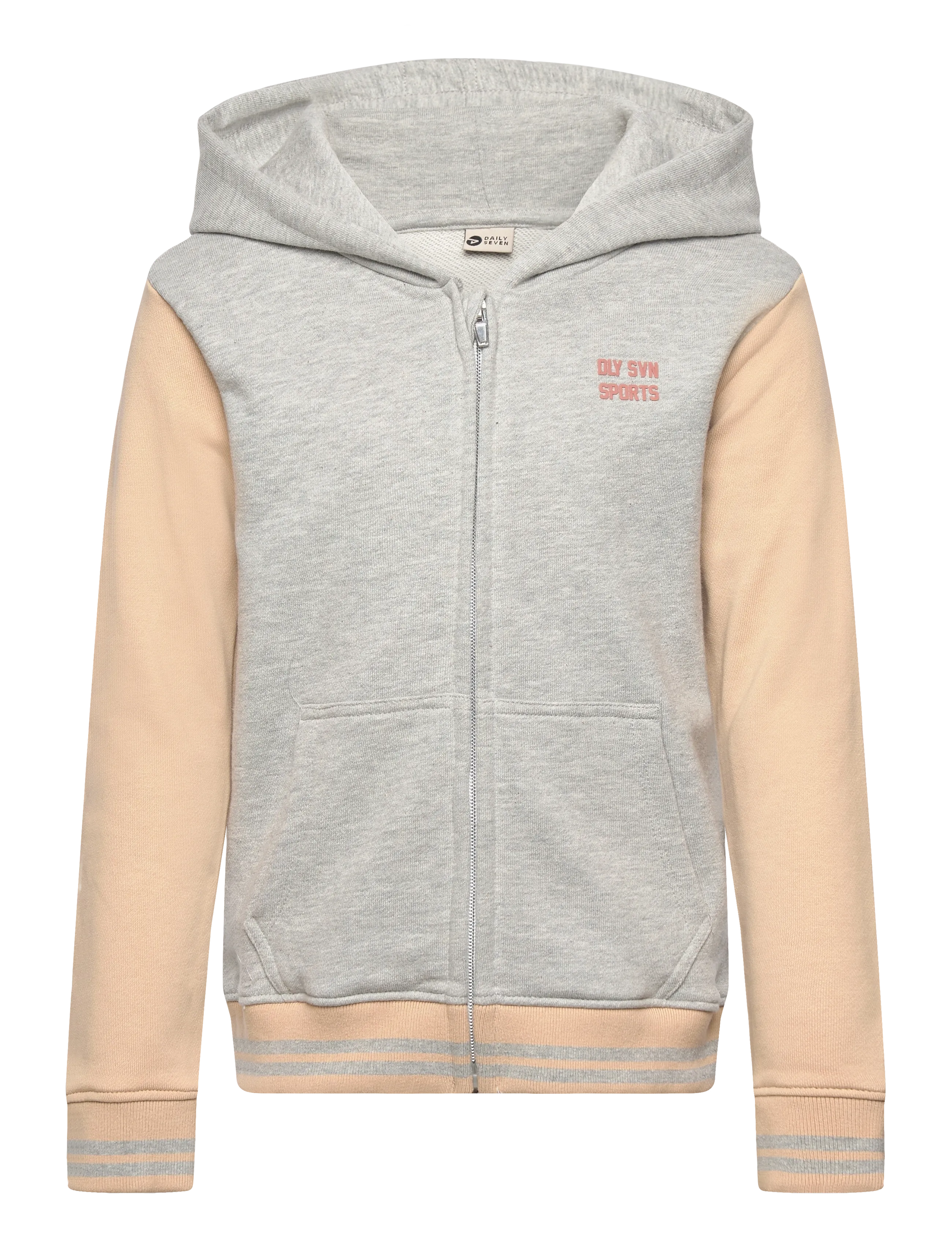 DAILY 7 Hoodie Zipperjacket Grau - 92 - Kinder