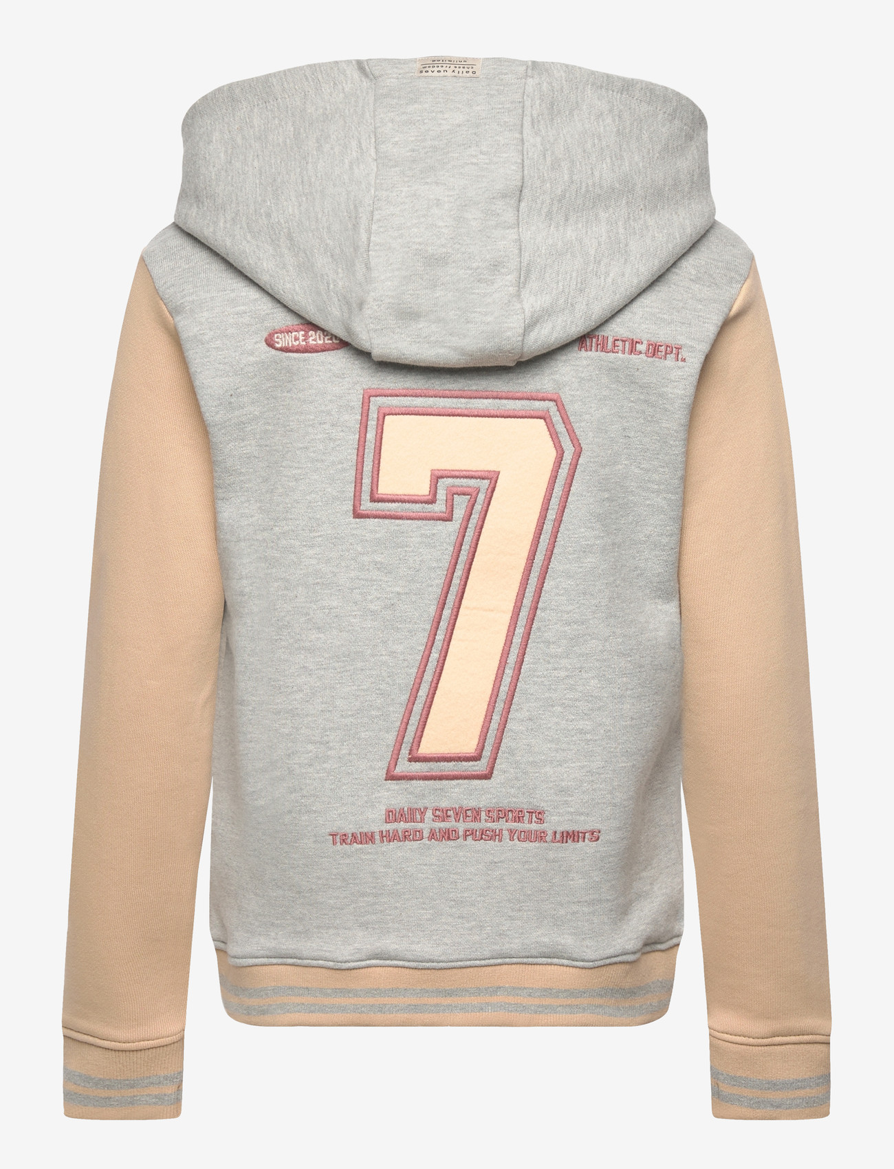 Daily 7 - Hoodie Zipperjacket - hættetrøjer - medium grey melange - 1
