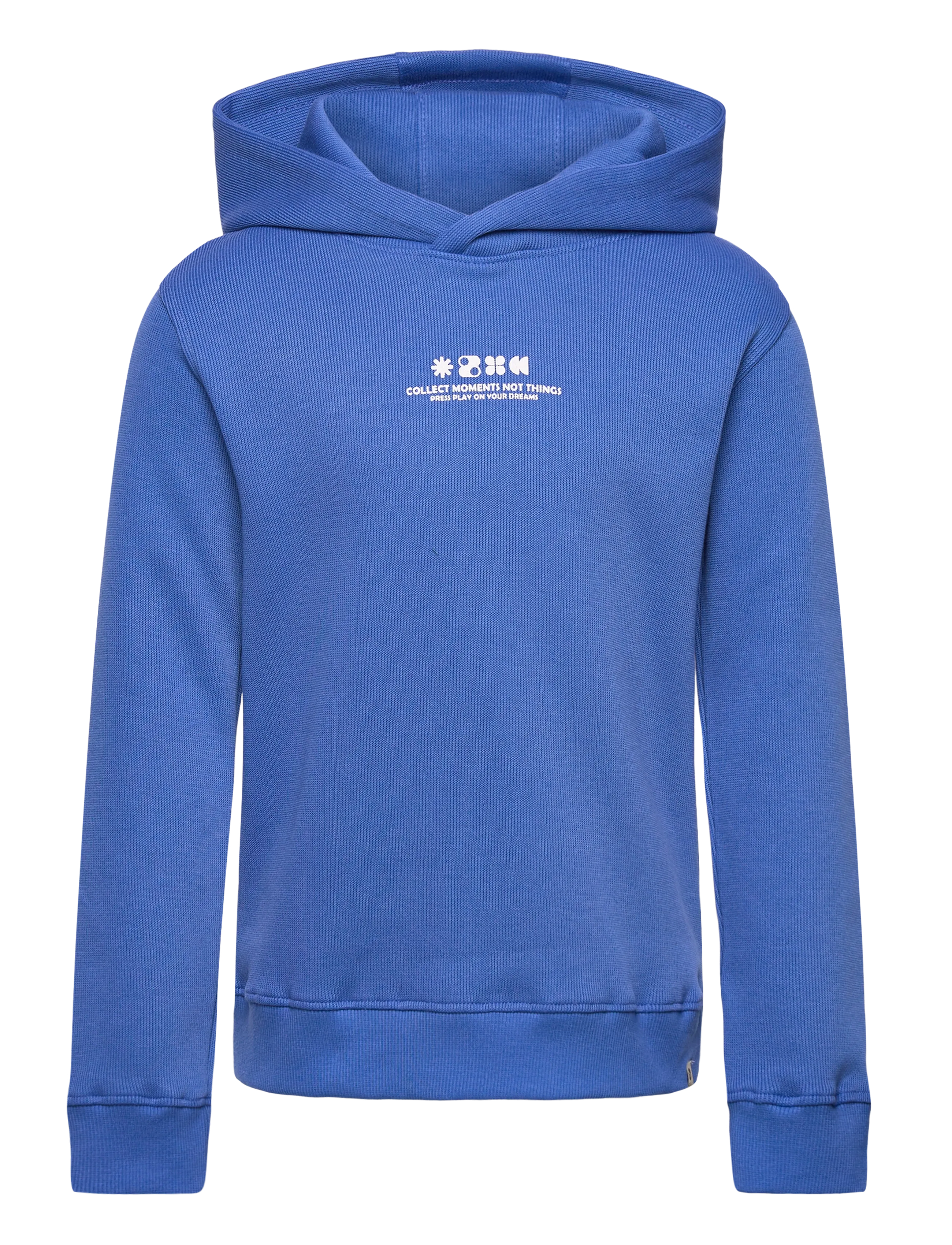 DAILY 7 Hoodie Backprint Blau - 104 - Kinder