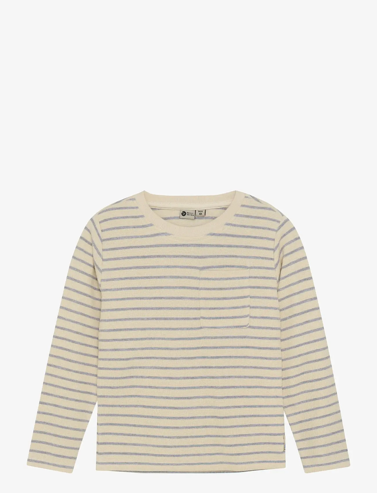 Daily 7 - T-shirt LS Small Stripe - sweatshirts - medium grey melange - 0