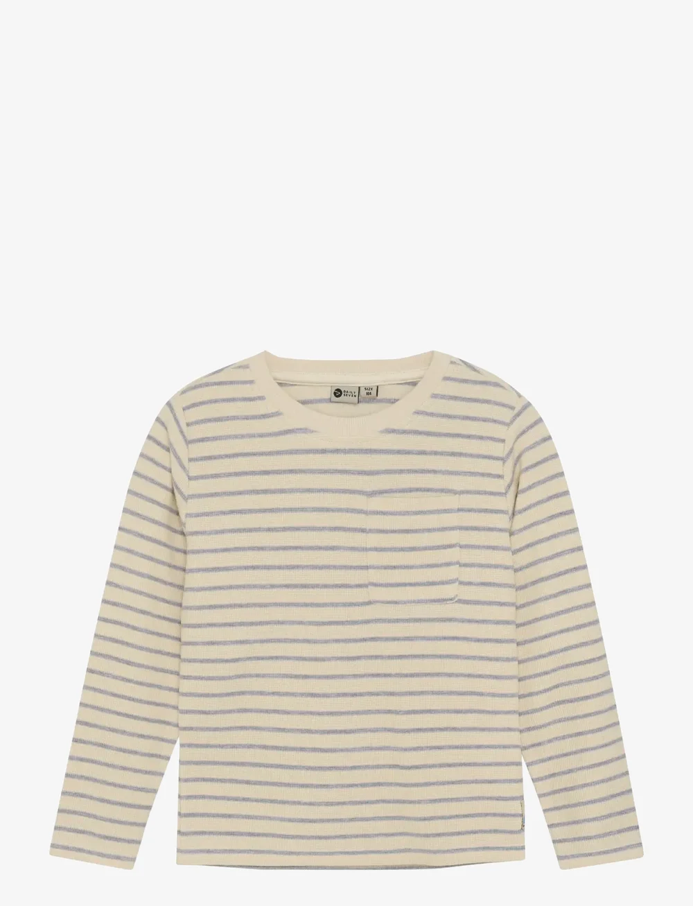 Daily 7 - T-shirt LS Small Stripe - sweatshirts - medium grey melange - 0