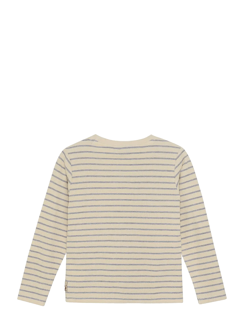 Daily 7 - T-shirt LS Small Stripe - sweatshirts - medium grey melange - 1