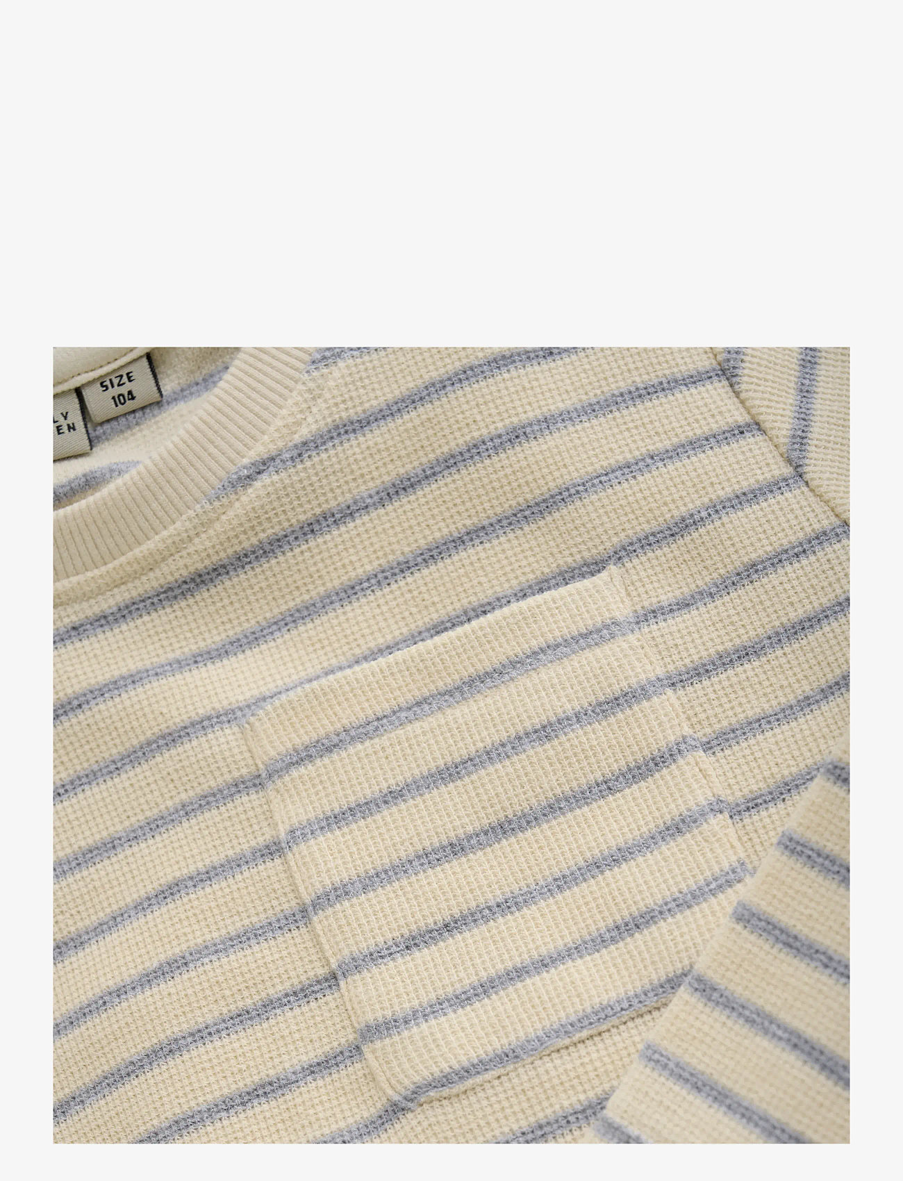 Daily 7 - T-shirt LS Small Stripe - sweatshirts - medium grey melange - 2