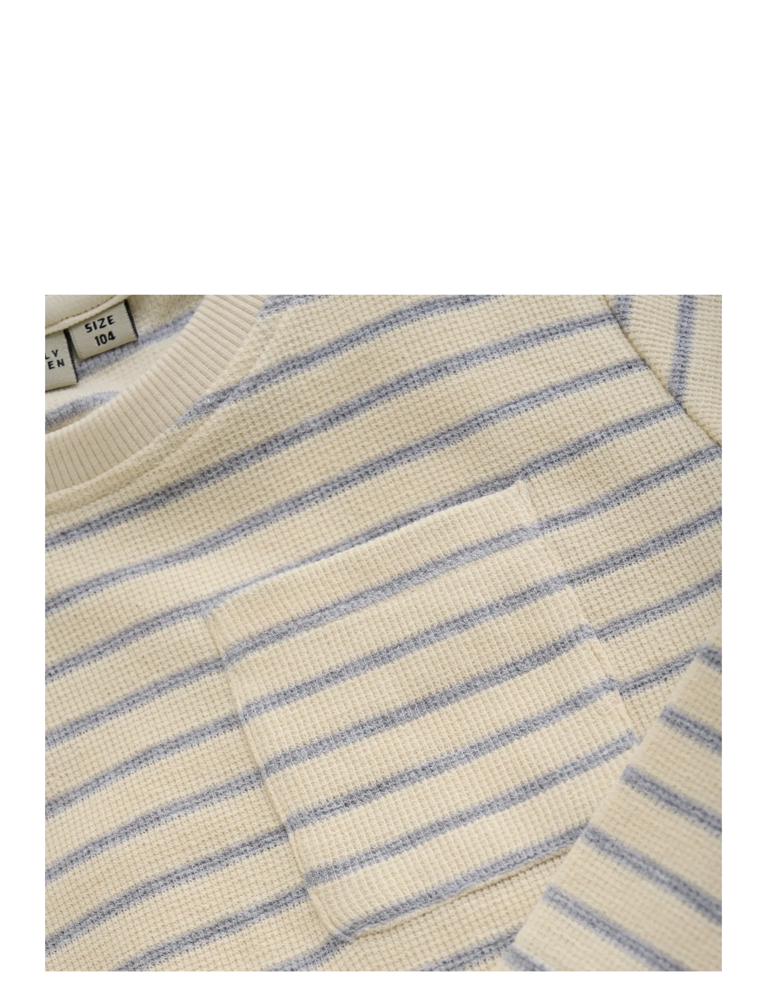 Daily 7 - T-shirt LS Small Stripe - sweatshirts - medium grey melange - 2