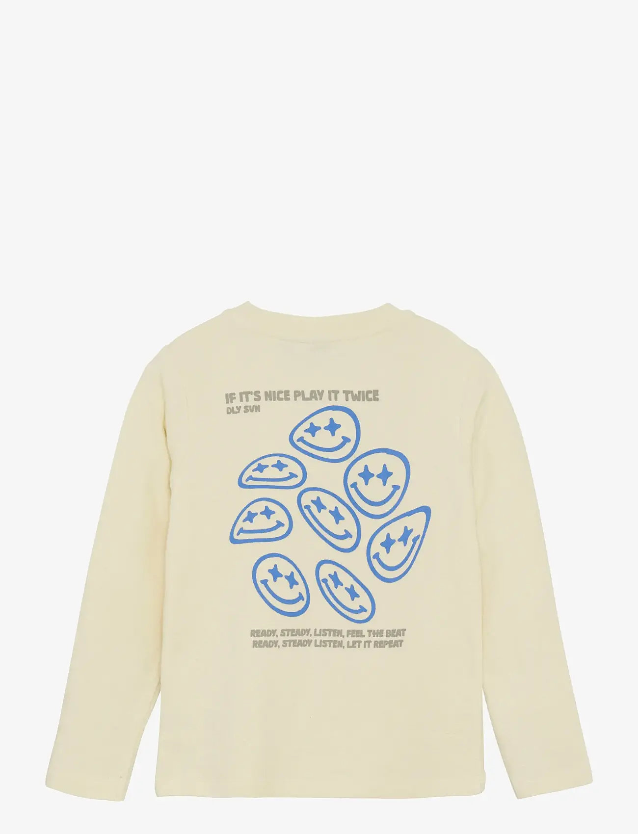 Daily 7 - T-shirt Longsleeve Backprint - sweatshirts - off white - 2