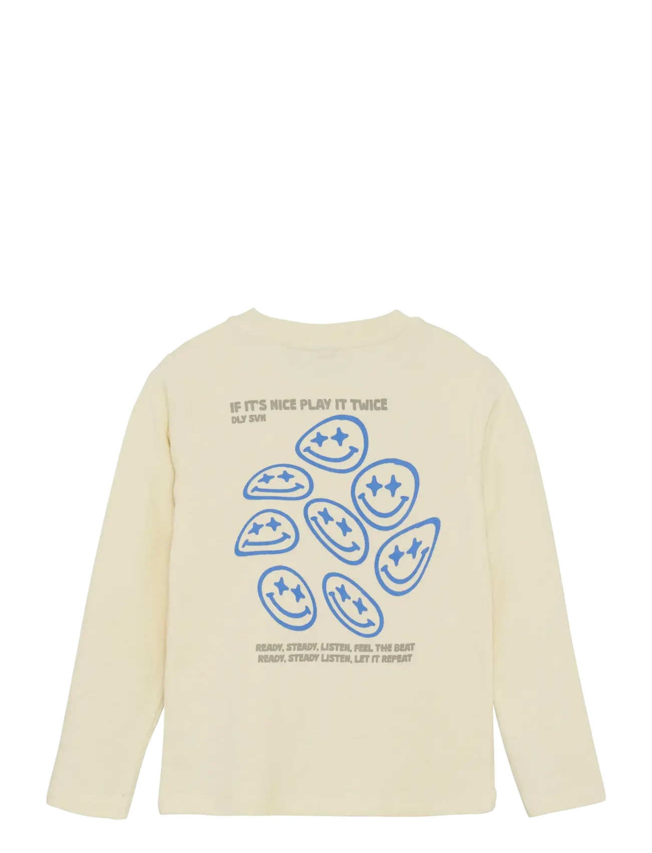 Daily 7 - T-shirt Longsleeve Backprint - džemperiai - off white - 2