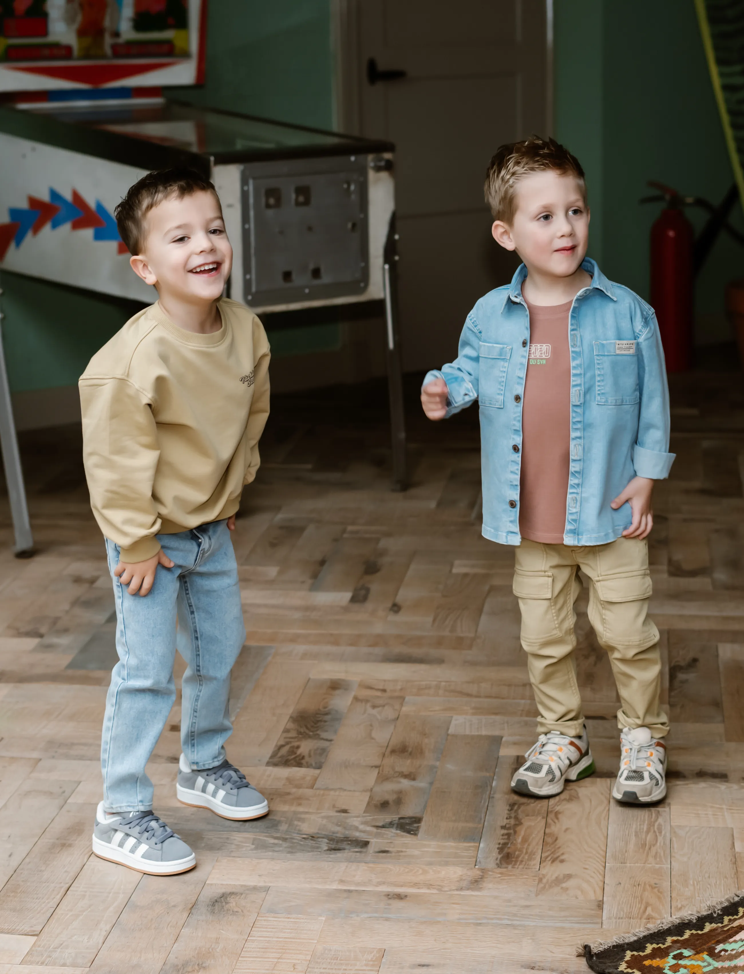 Daily 7 T-Shirt Backprint, 128, T-shirts, Koralle - Short-sleeved, Kinder