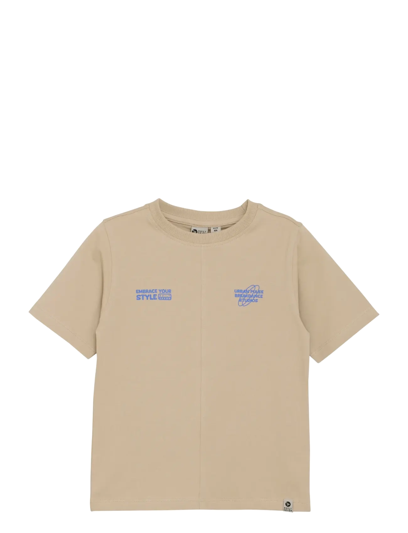DAILY 7 T-Shirt Print Cream - 140 - Kinder