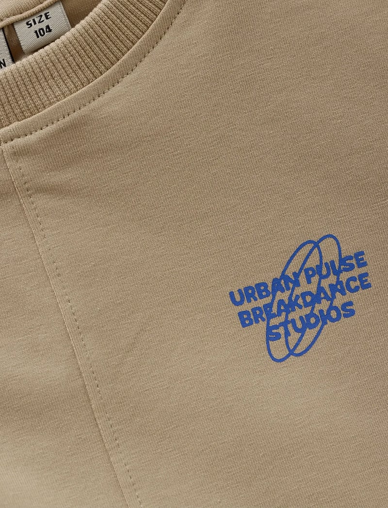 Daily 7 - T-shirt Print - langærmede t-shirts - latte sand - 4