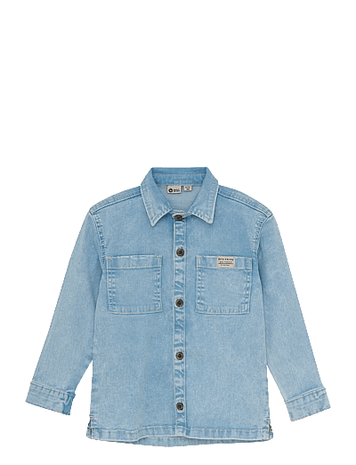 Denim Shirt Backprint - Denimjakker
