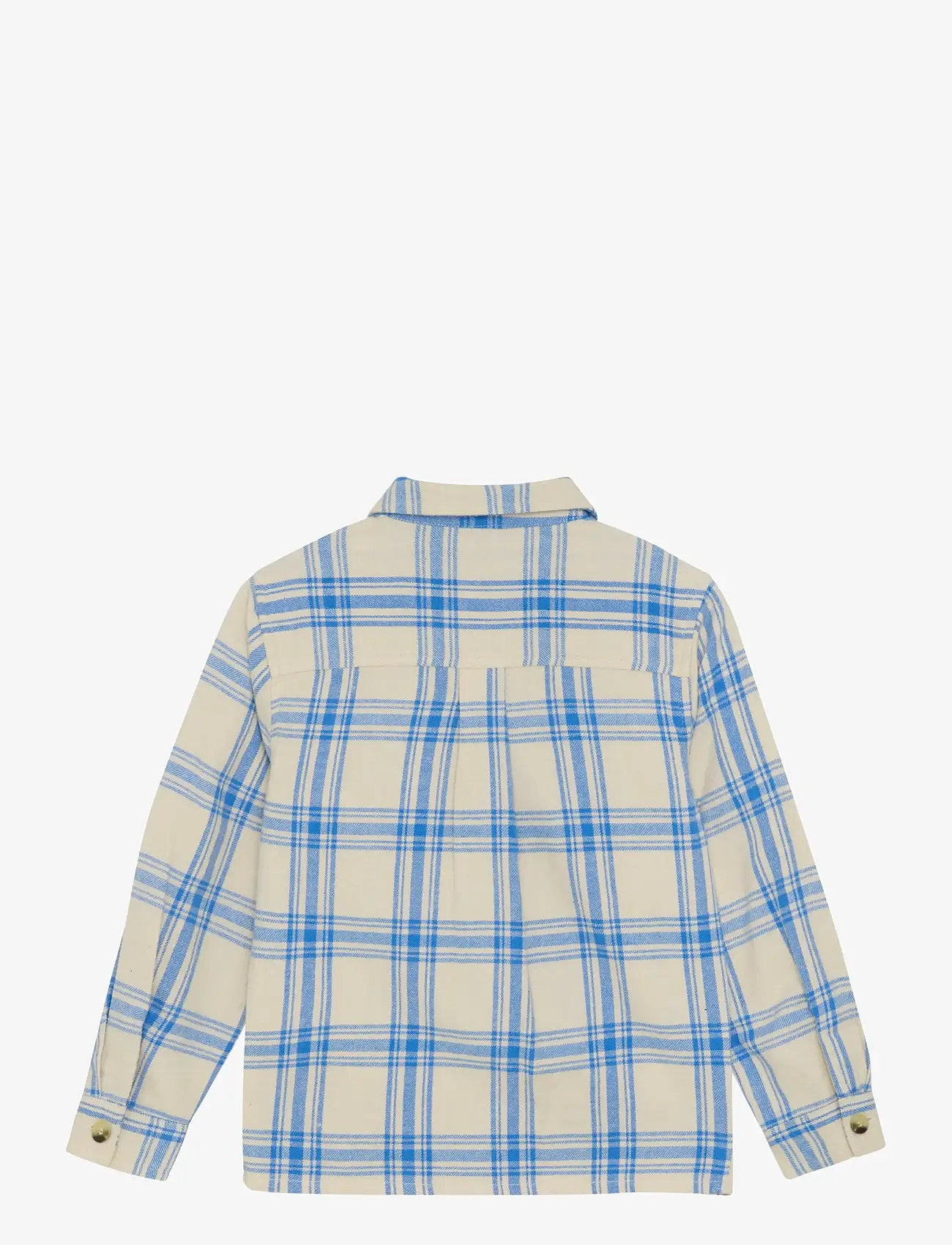 Daily 7 - Shirt Check Print - pikkade varrukatega särgid - dusty kobalt - 2