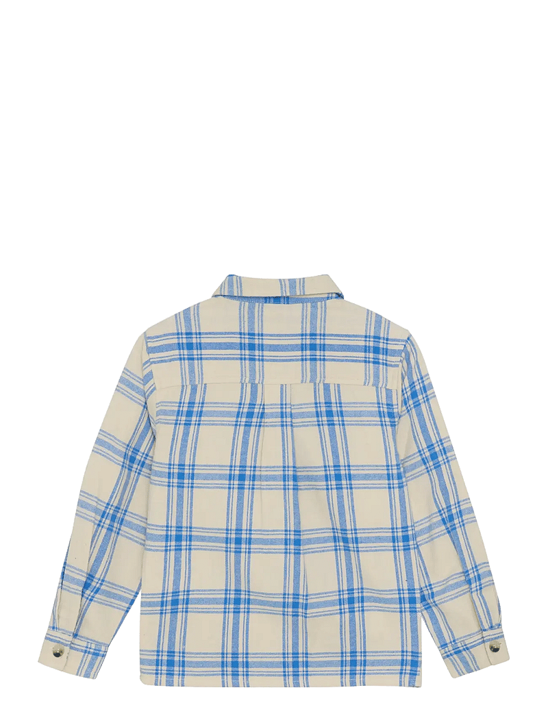 Daily 7 - Shirt Check Print - pikkade varrukatega särgid - dusty kobalt - 2