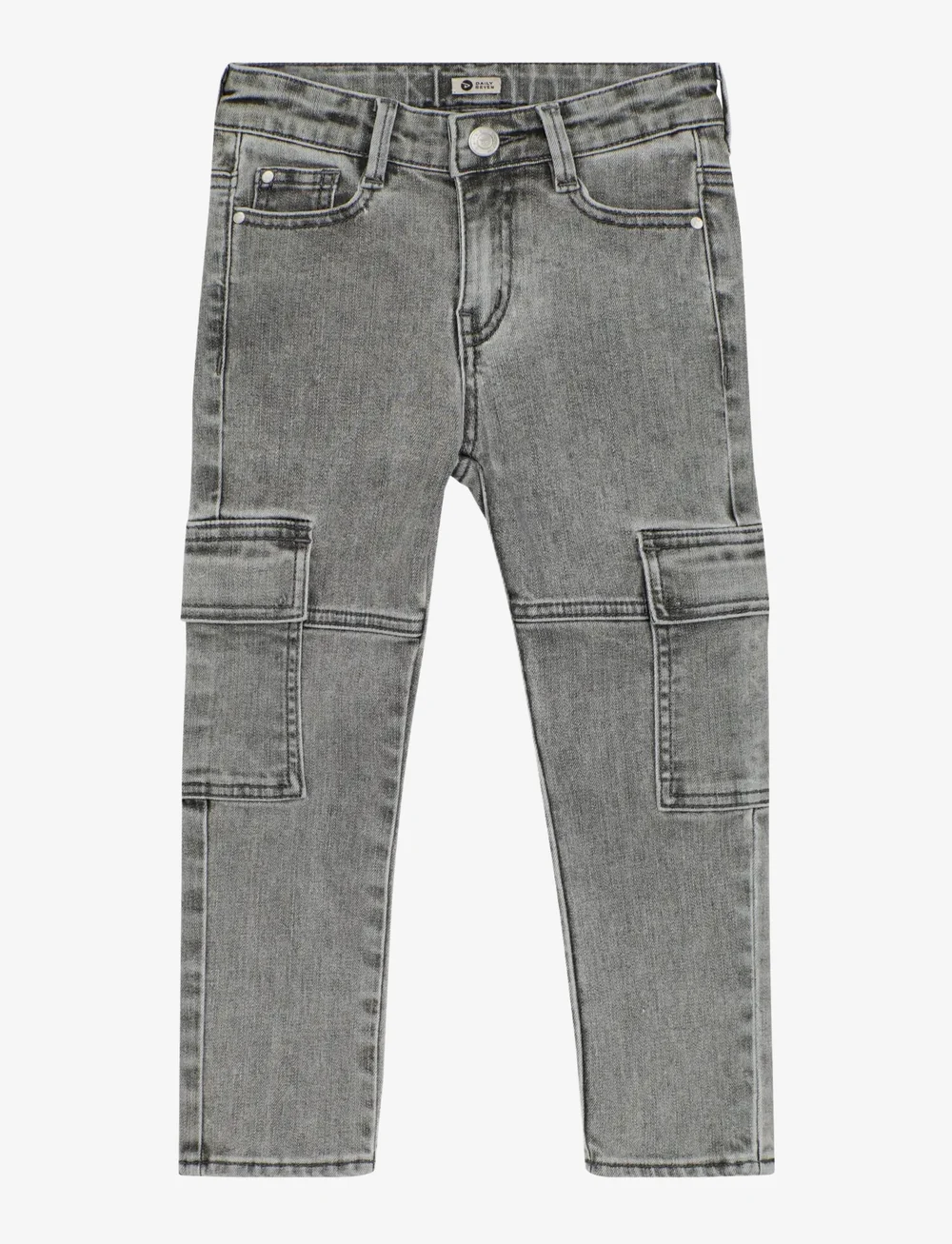 Daily 7 - 2600 Straight Cargo Fit - regular jeans - used grey denim - 0