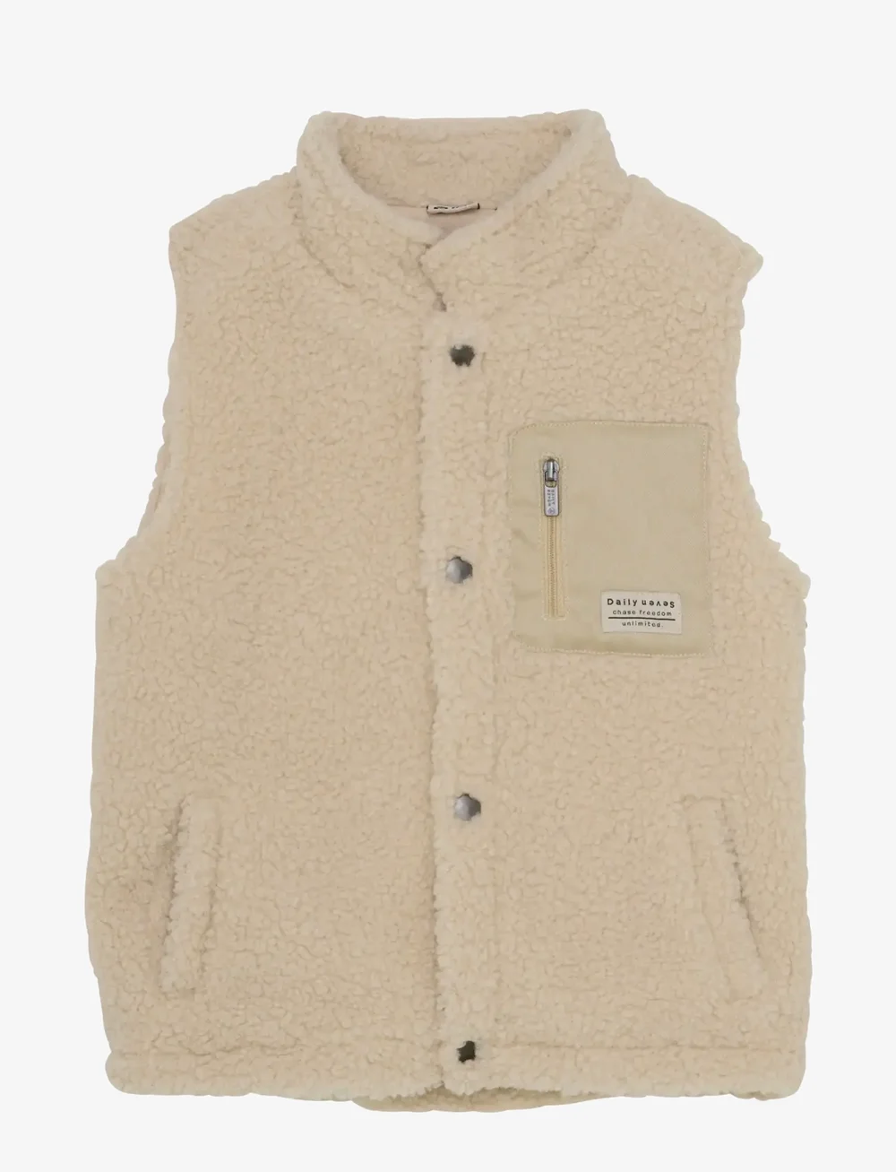 Daily 7 - Bodywarmer Teddy - vester - sandshell - 0