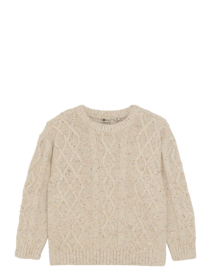 Daily 7 - Knitted Sweater Cable - džemprid - sandshell - 0