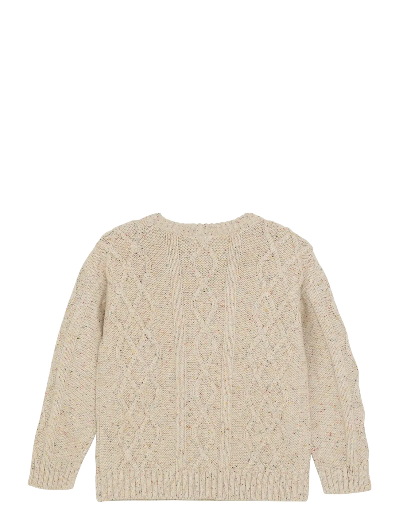 Daily 7 - Knitted Sweater Cable - pullover - sandshell - 1