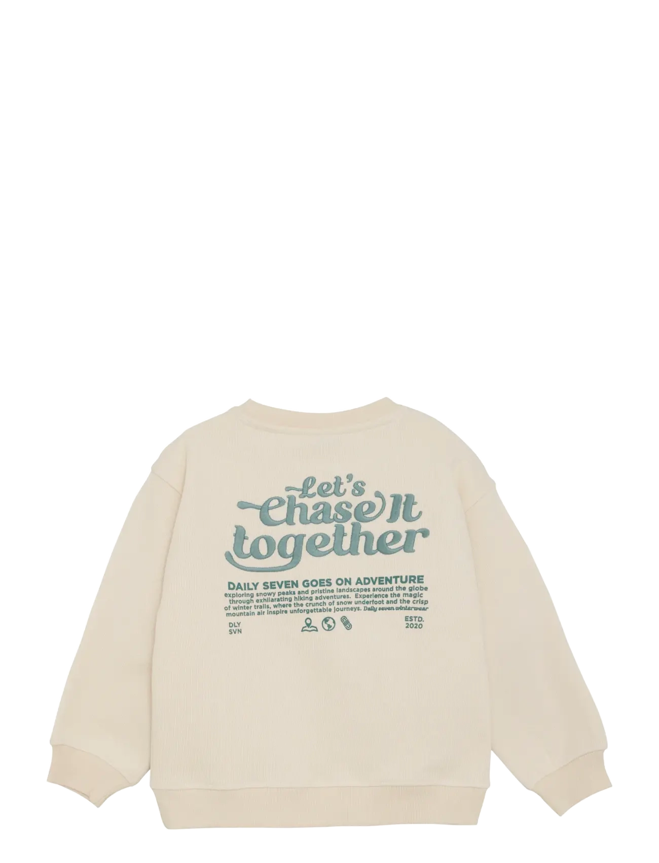 Daily 7 - Oversized Sweater Backprint - sweatshirts - sandshell - 2
