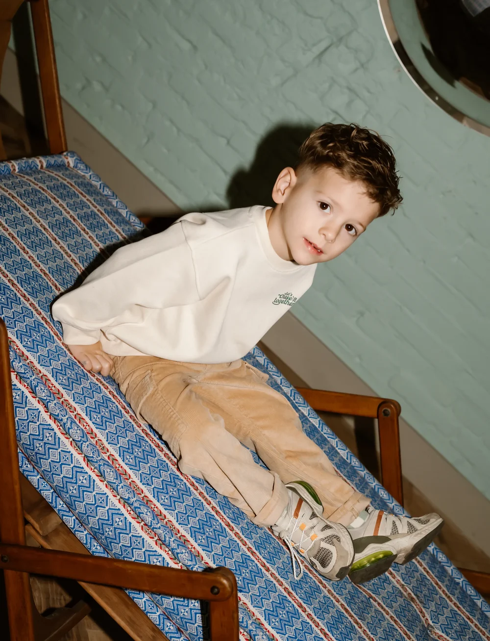 Daily 7 - Oversized Sweater Backprint - sweatshirts - sandshell - 0