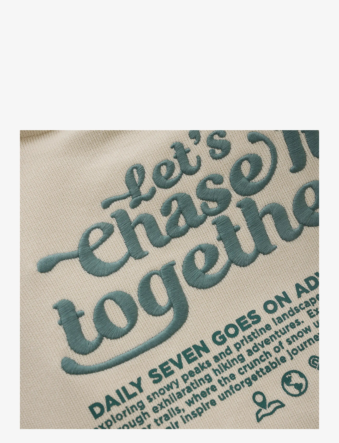 Daily 7 - Oversized Sweater Backprint - dressipluusid - sandshell - 3