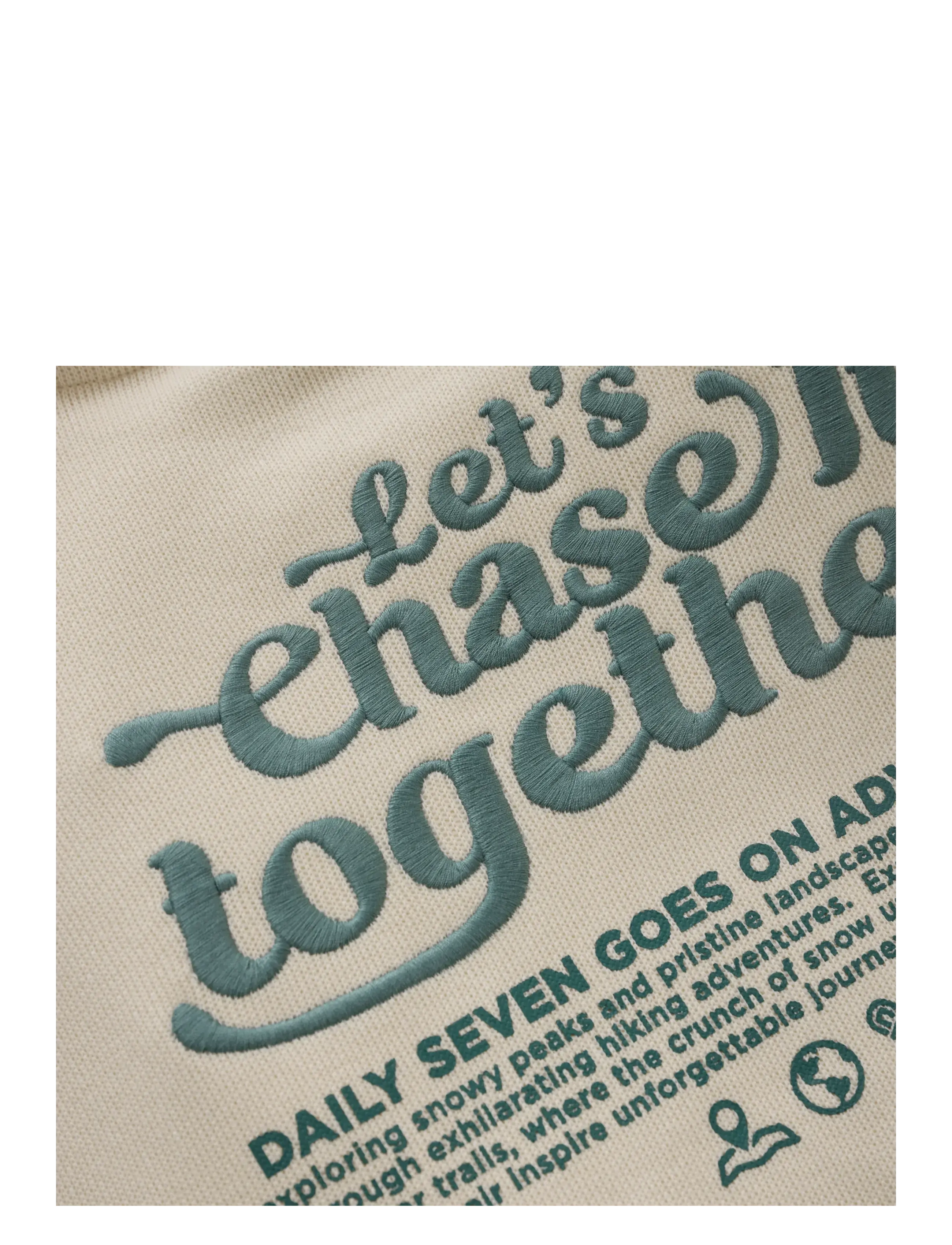 Daily 7 - Oversized Sweater Backprint - sweatshirts - sandshell - 3