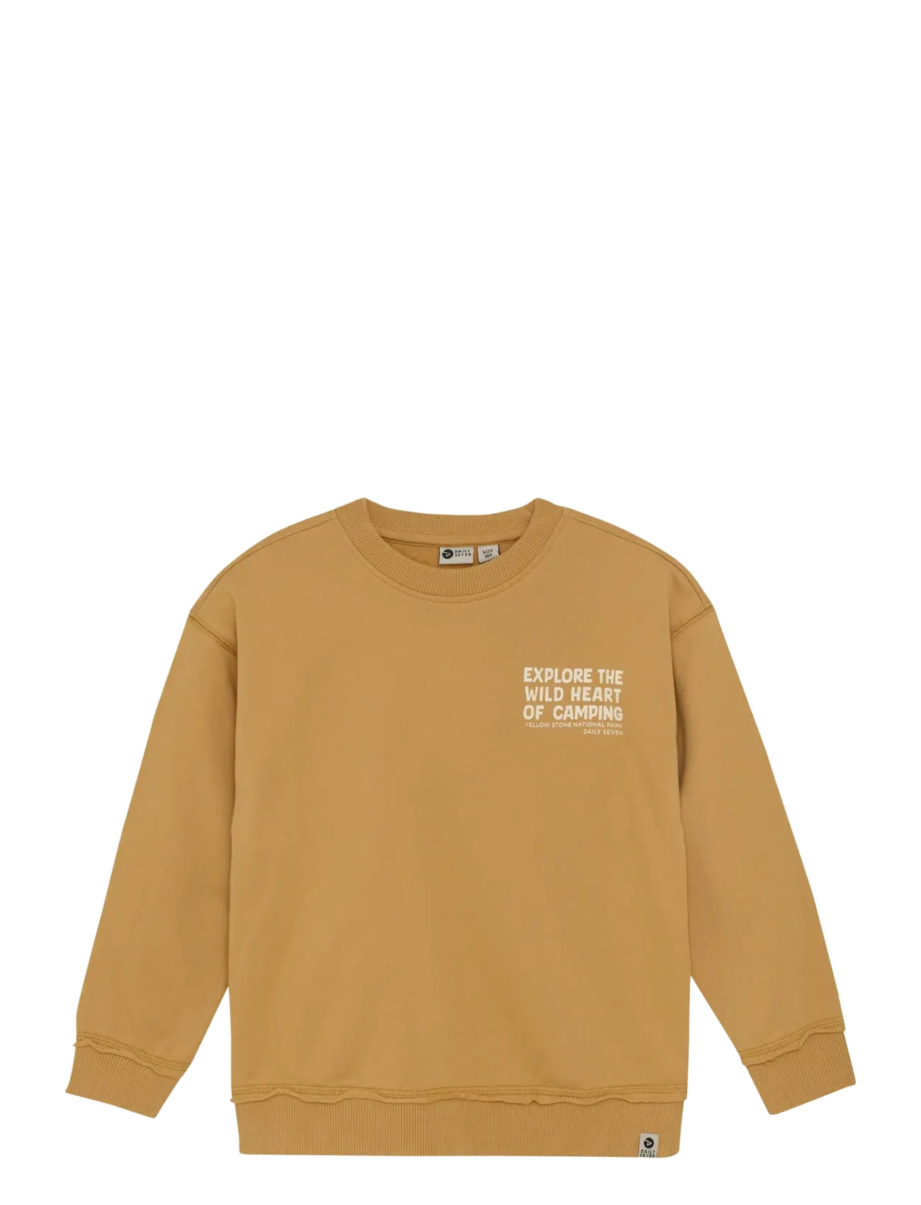 DAILY 7 Oversized Pullover Backprint Orange - 86 - Kinder