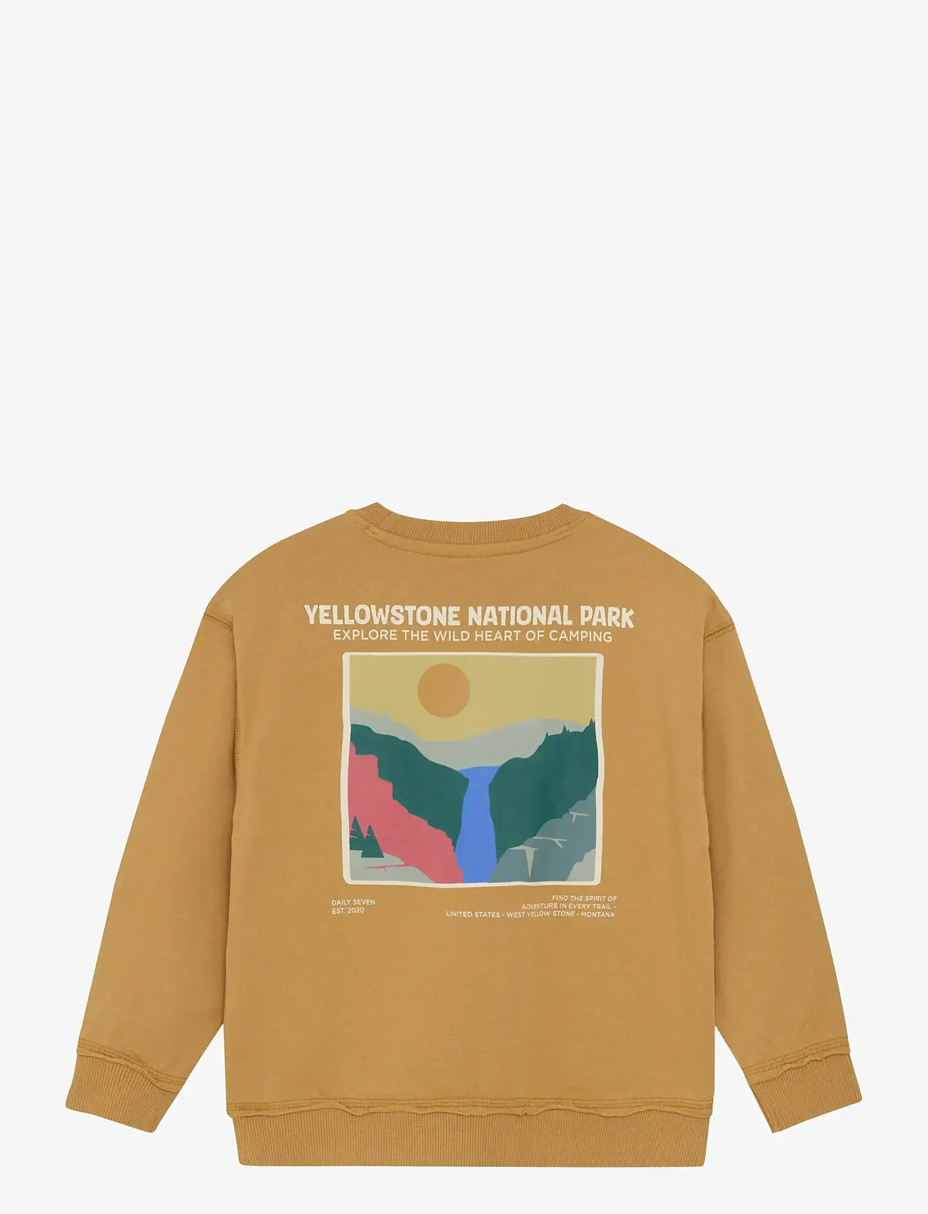 Daily 7 - Oversized Sweater Backprint - sweatshirts - light chestnut - 2