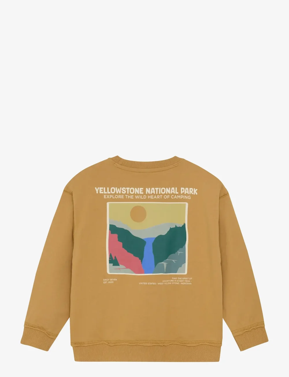 Daily 7 - Oversized Sweater Backprint - sweatshirts - light chestnut - 2