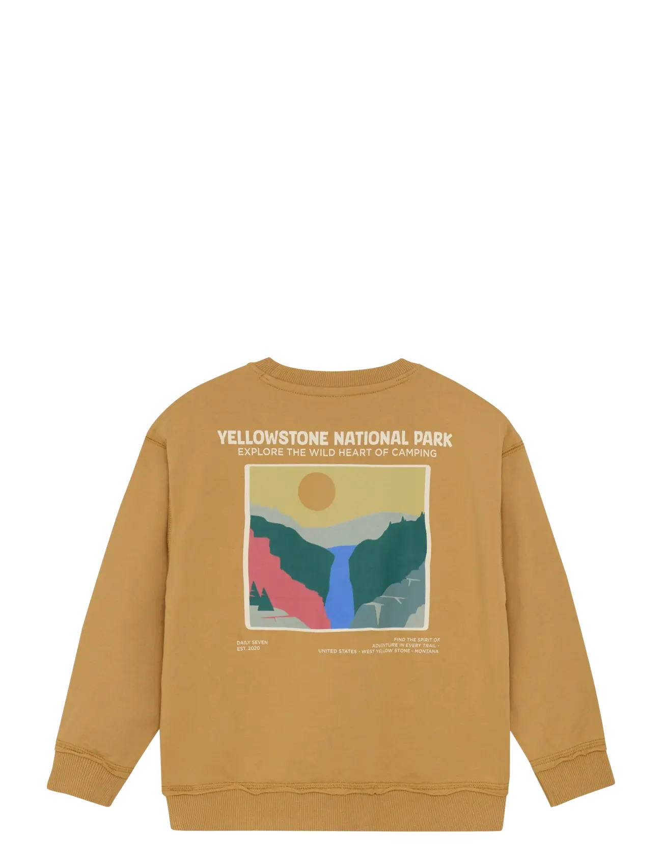 Daily 7 - Oversized Sweater Backprint - bluzy - light chestnut - 2