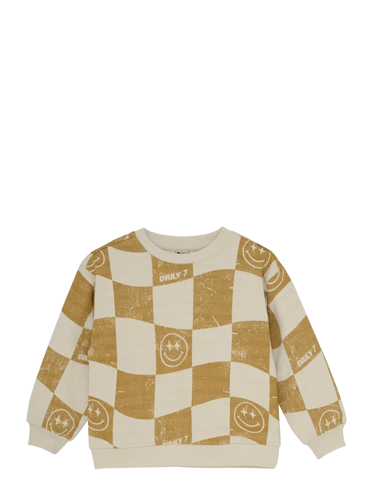 Oversized Sweater Alloverprint - SANDSHELL