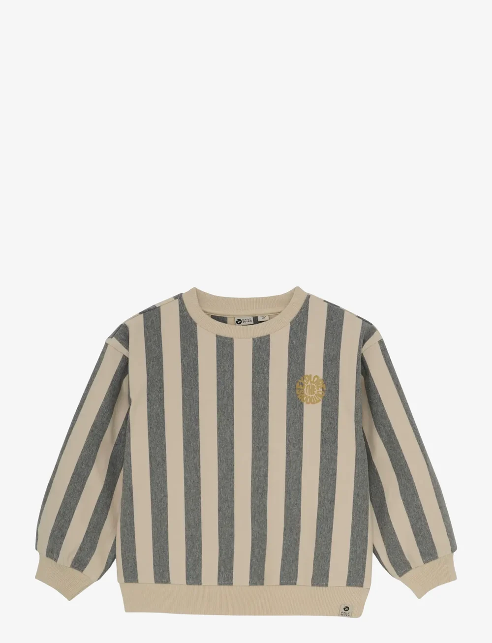 Daily 7 - Oversized Sweater Stripe - sporta džemperi - sandshell - 1