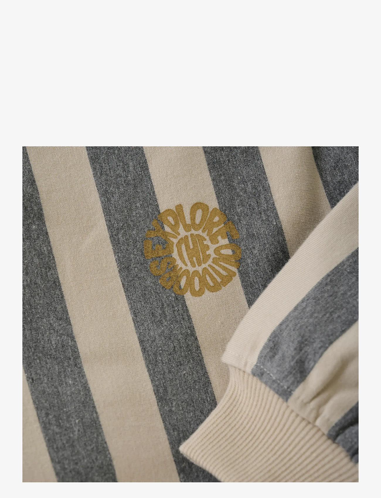 Daily 7 - Oversized Sweater Stripe - sweatshirts - sandshell - 3