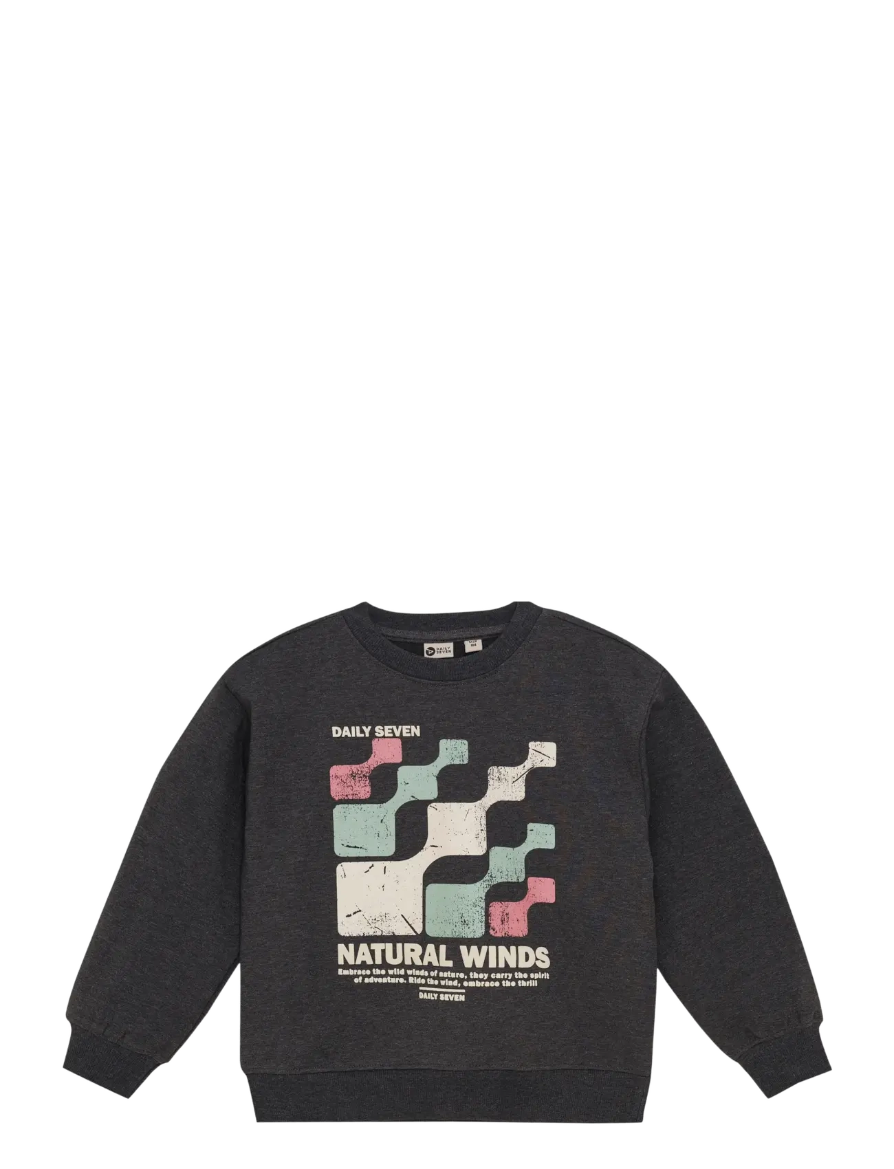 Oversized Sweater Daily Seven - DARK GREY MELANGE