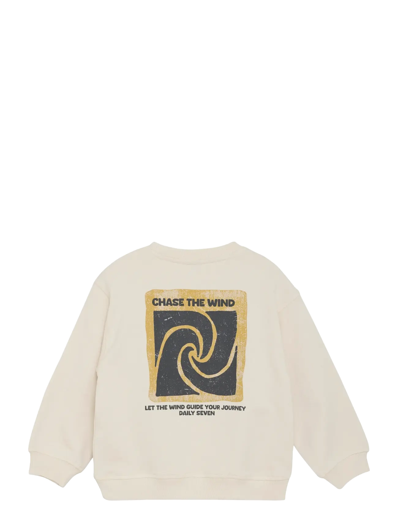 Daily 7 - Oversized Sweater Backprint - džemperiai - sandshell - 2