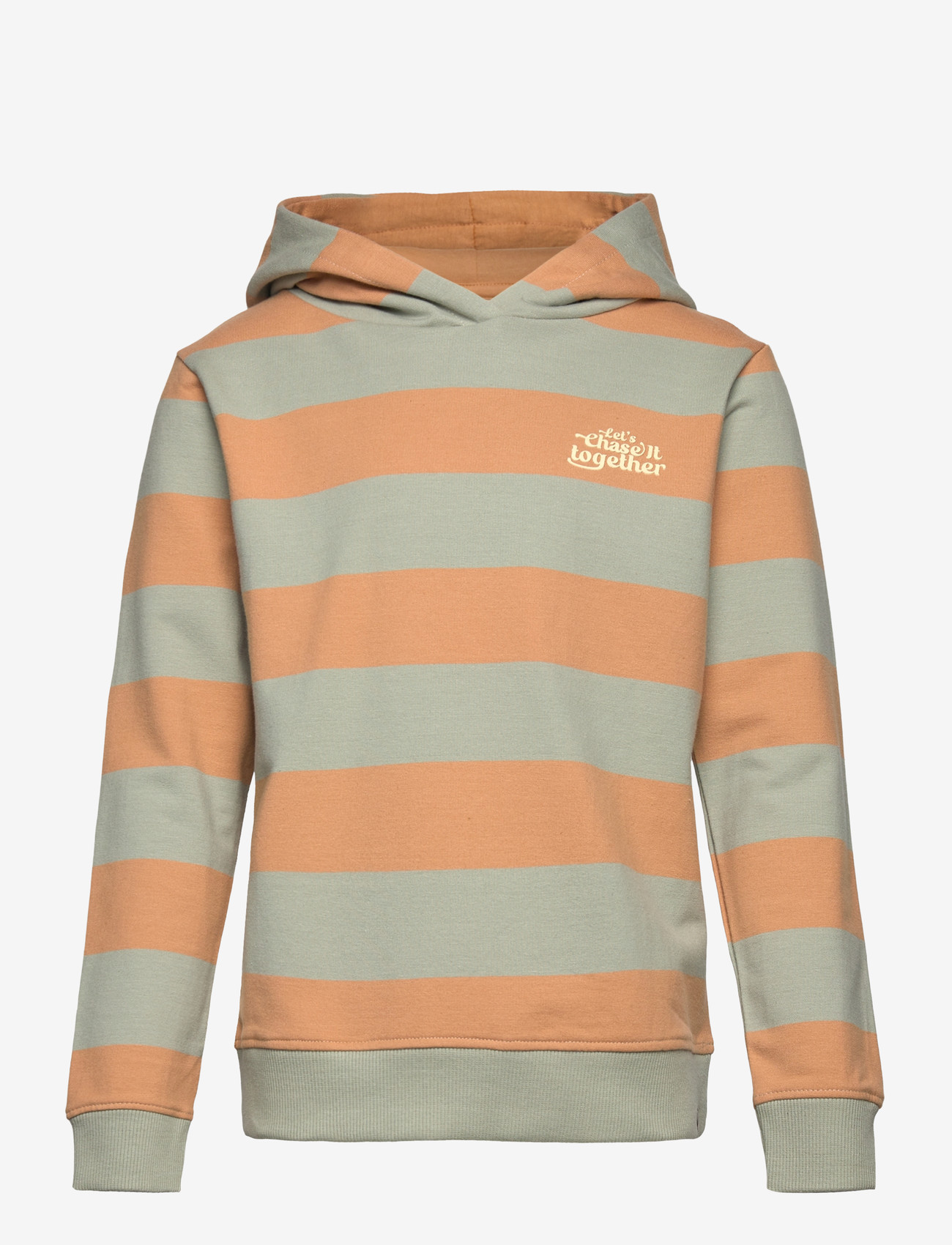 Daily 7 - Hoodie Stripe - hættetrøjer - light chestnut - 0
